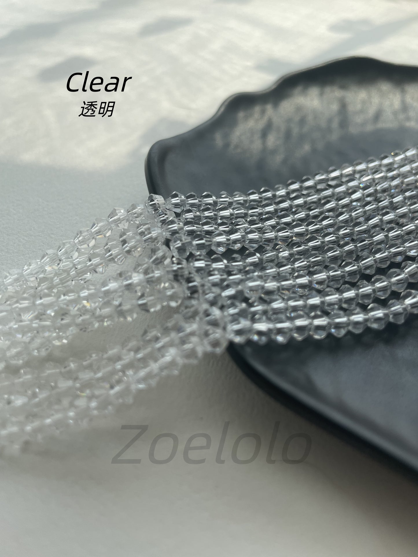 diamond-shape crystal beads(Buy 4, get 6)