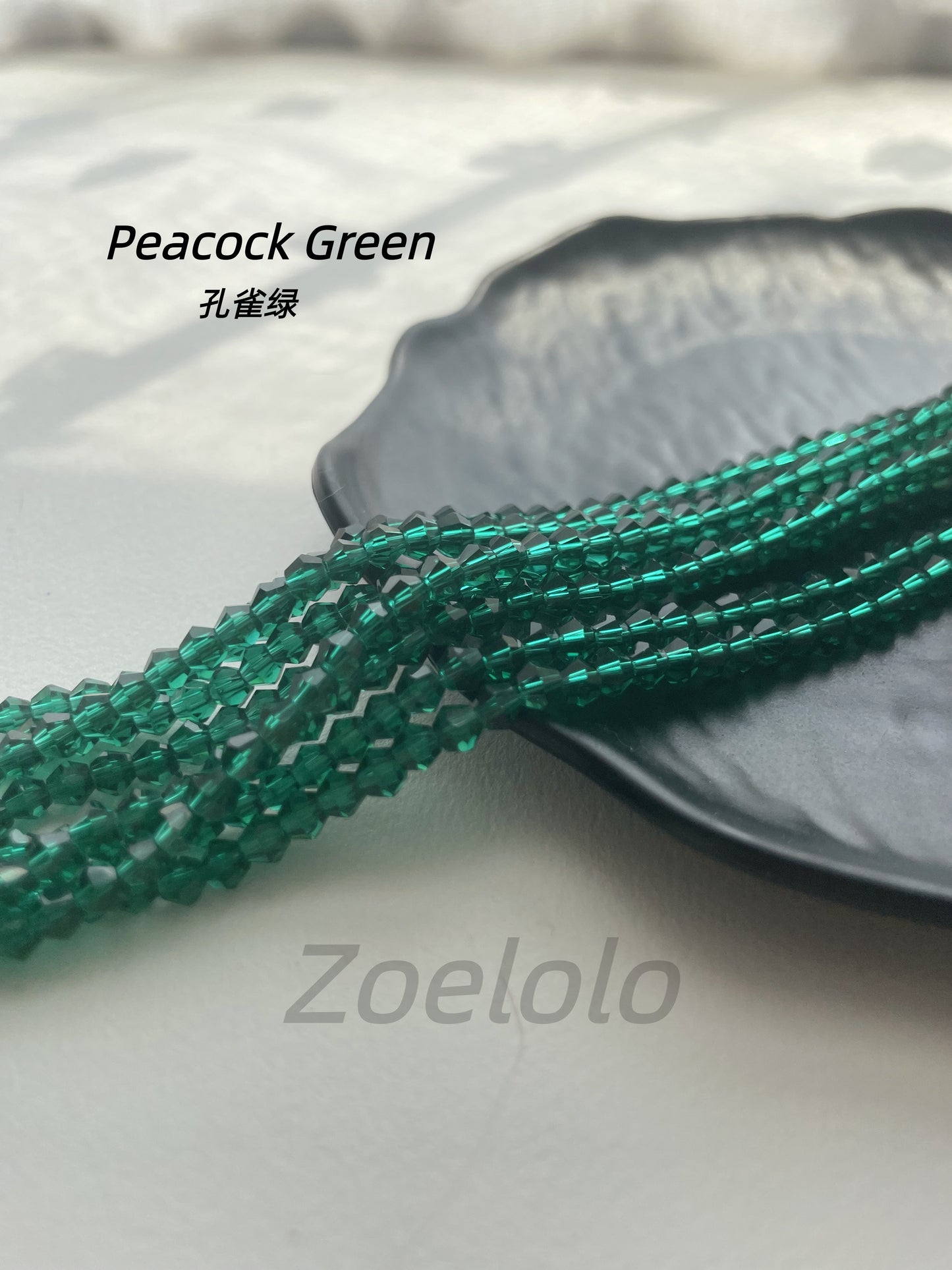 diamond-shape crystal beads(Buy 4, get 6)