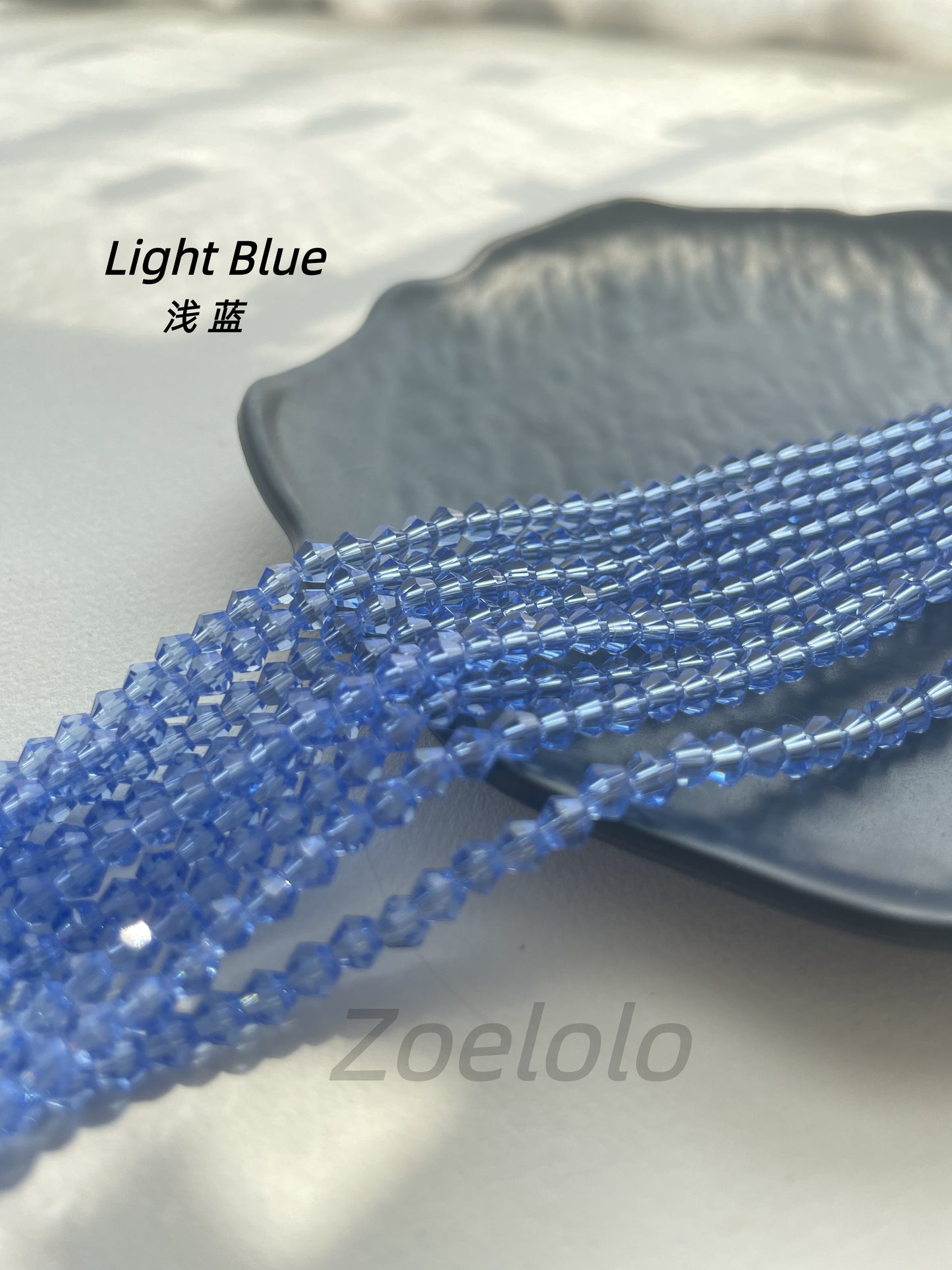diamond-shape crystal beads(Buy 4, get 6)