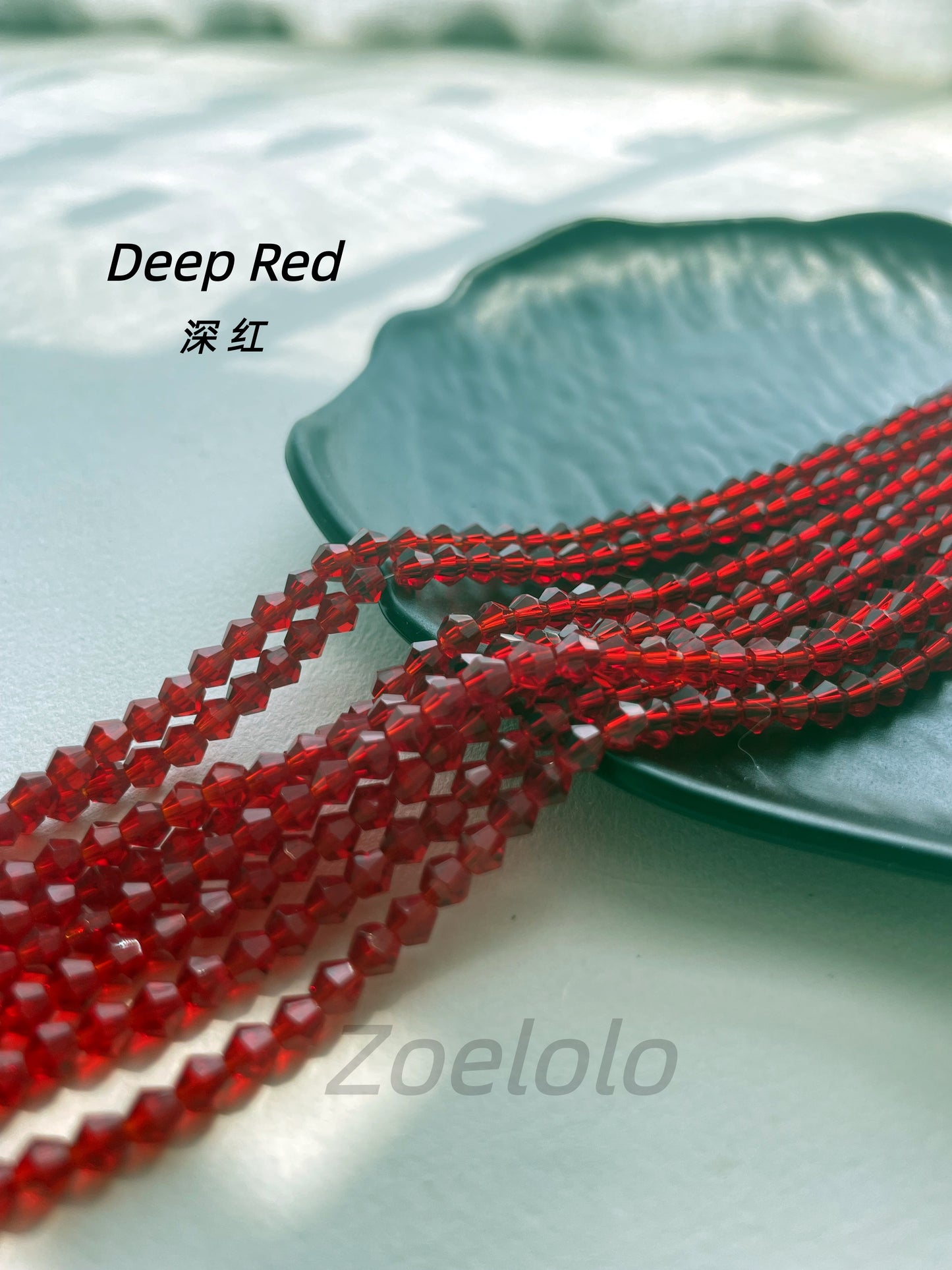 diamond-shape crystal beads(Buy 4, get 6)