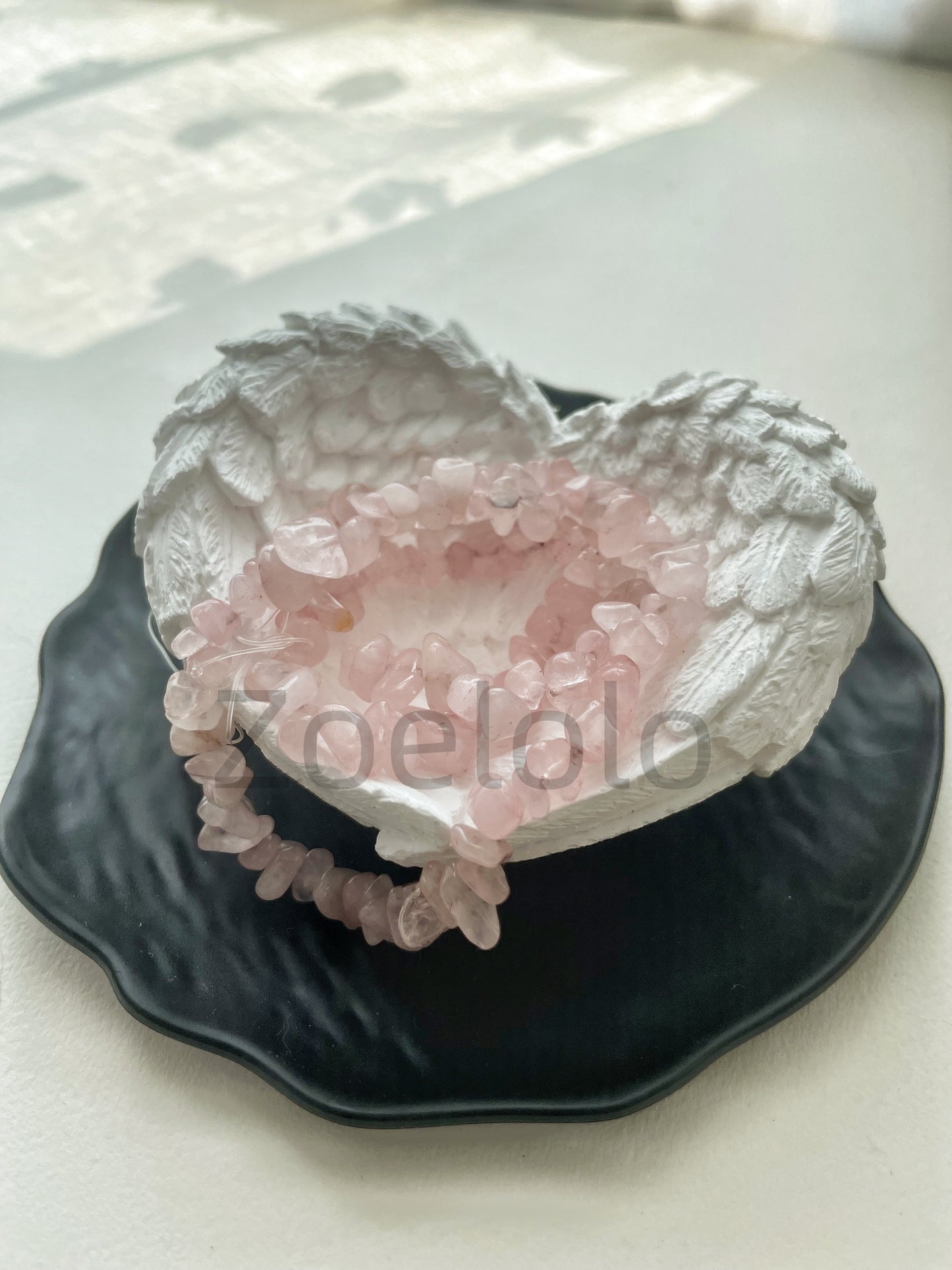 Natural Drilled Crystal Chip Strand – (15.7 -16.5 inches)