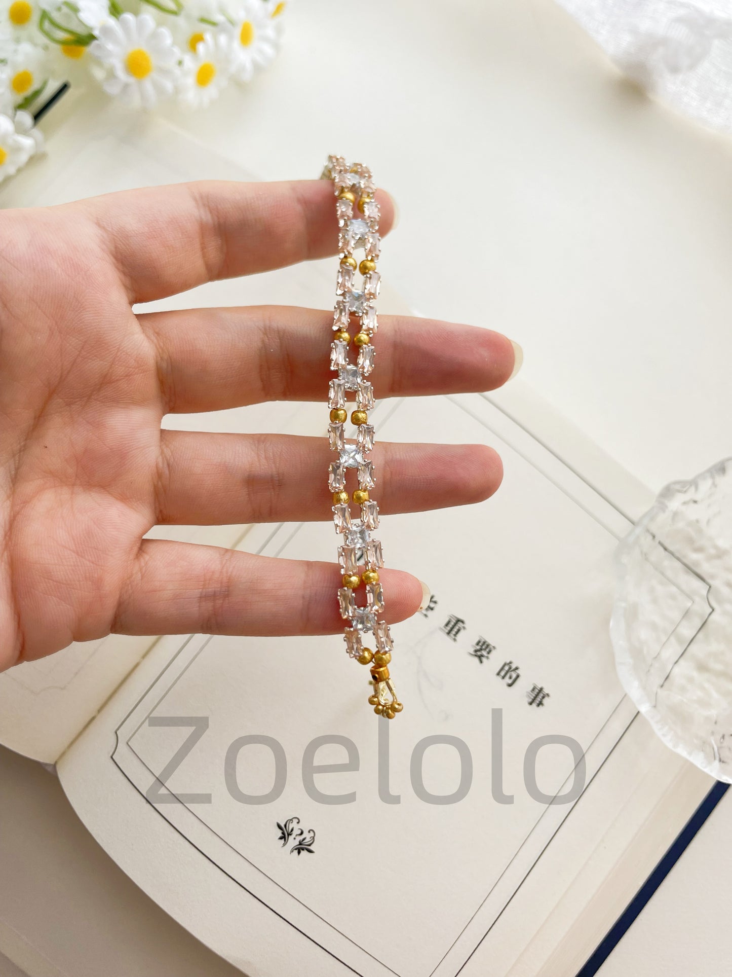 【K10】All-in-One Beginner's Bracelet Making Kit | Premium Zirconia  | Includes Video Tutorial