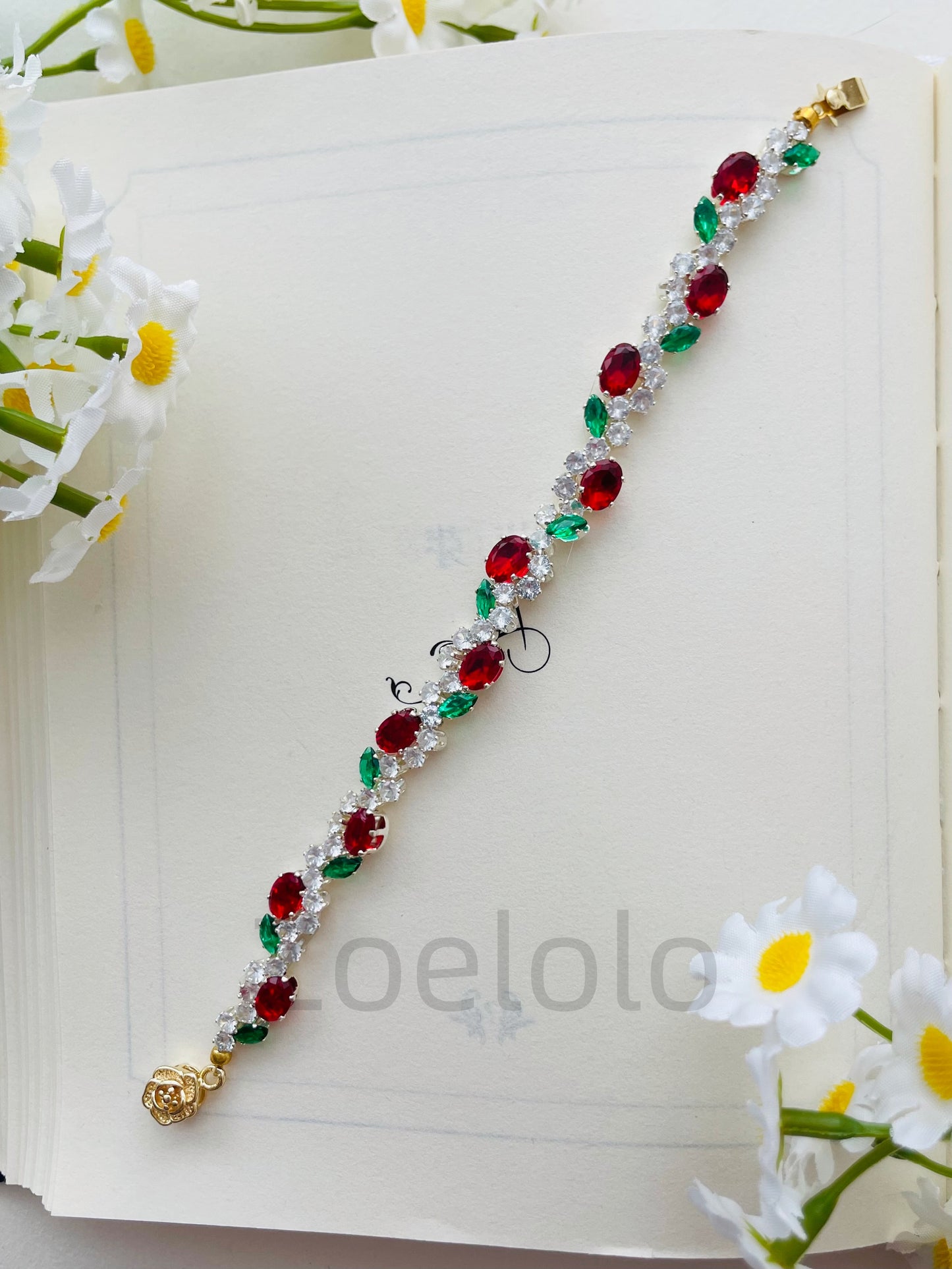 【K07】All-in-One Beginner's Bracelet Making Kit | Premium Zirconia & Faux Pearls | Includes Video Tutorial