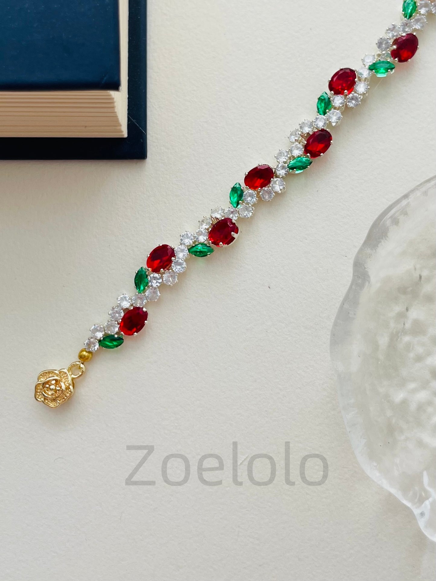 【K07】All-in-One Beginner's Bracelet Making Kit | Premium Zirconia & Faux Pearls | Includes Video Tutorial
