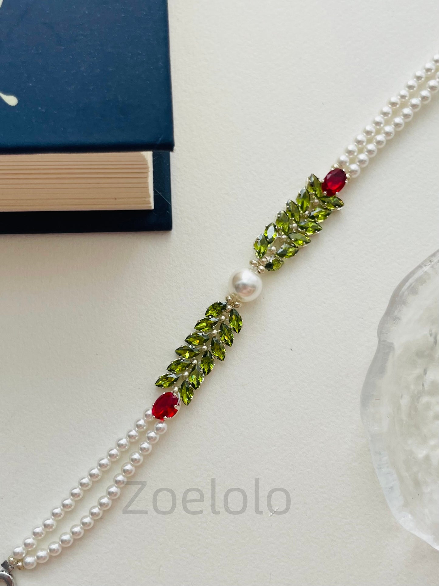 【K02】All-in-One Beginner's Bracelet Making Kit | Premium Zirconia & Faux Pearls | Includes Video Tutorial