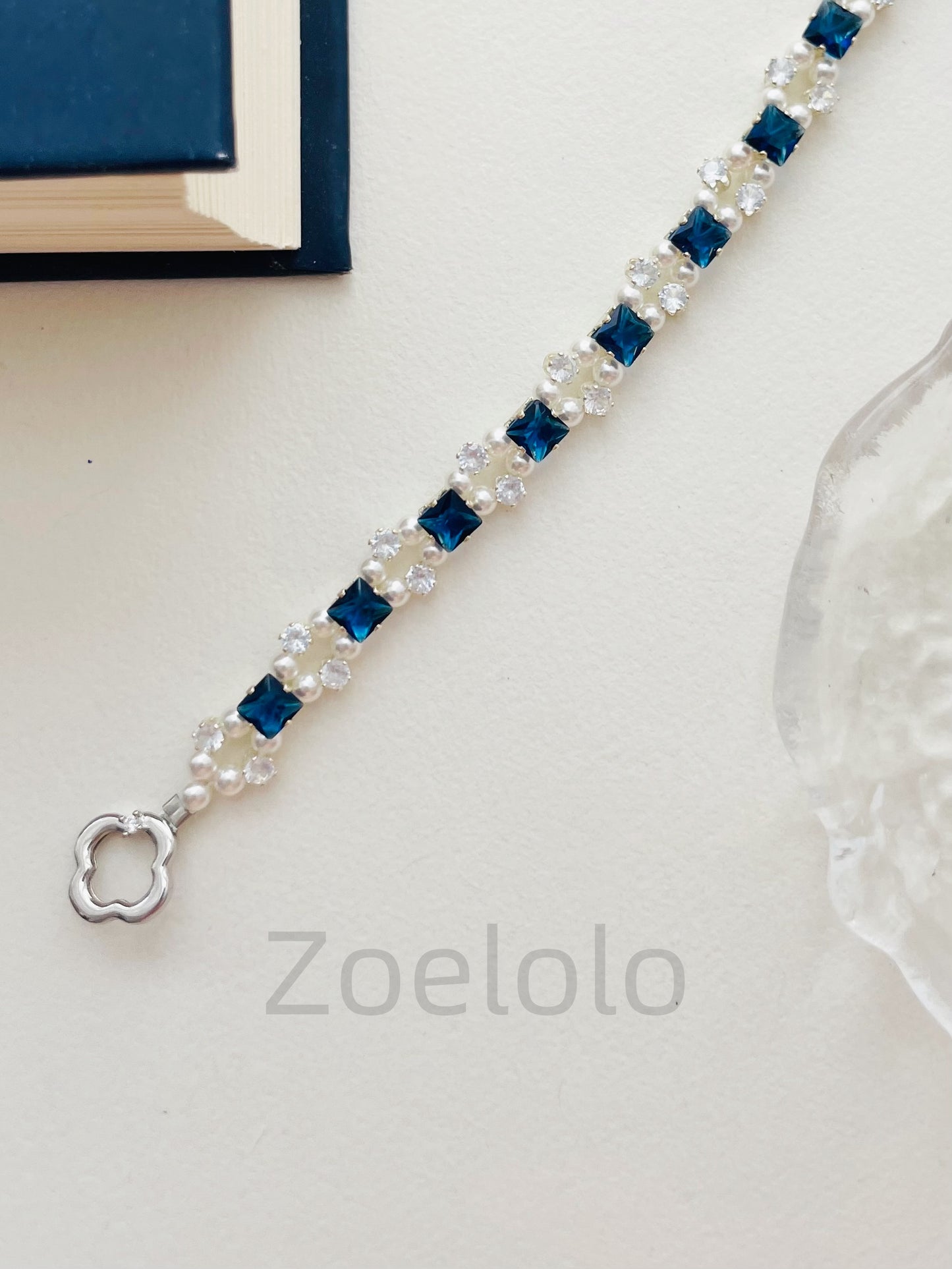 【K13】All-in-One Beginner's Bracelet Making Kit | Premium Zirconia & Faux Pearls | Includes Video Tutorial