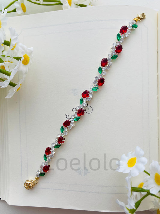 【K07】All-in-One Beginner's Bracelet Making Kit | Premium Zirconia & Faux Pearls | Includes Video Tutorial